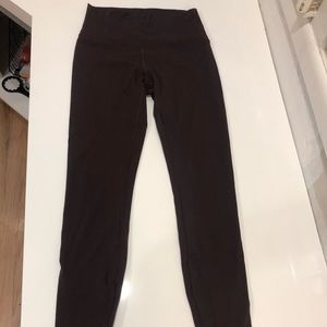 Lululemon Luon Wunder Under Plum Shadow